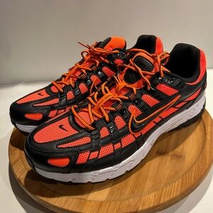 Nike P-6000 Hyper Crimson Orange Black White Men's Running Shoes CD6404-801